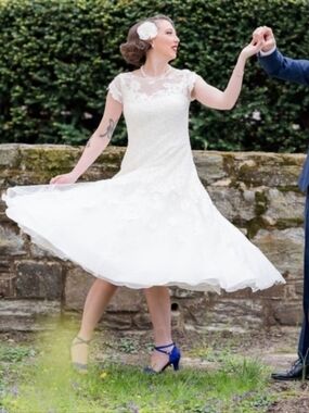 Tea-length Wedding Dress